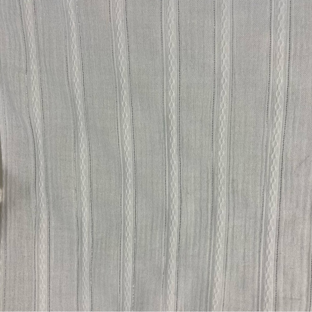 Express Boyfriend Shirt with Silver Pinstripe - Picture 4 of 4